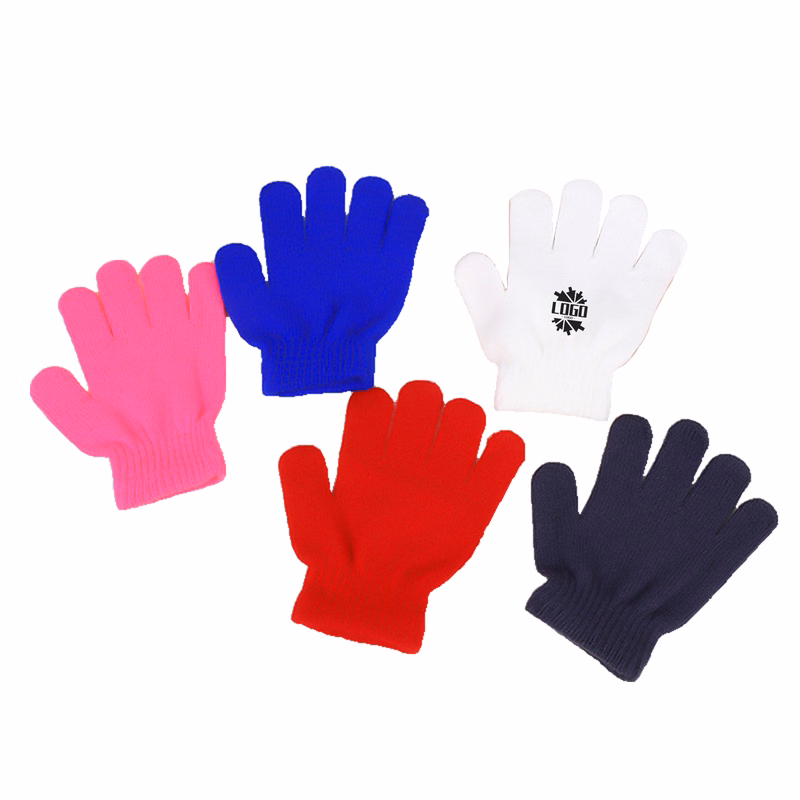 Durable Knitted Gloves for Kids Outdoor Play