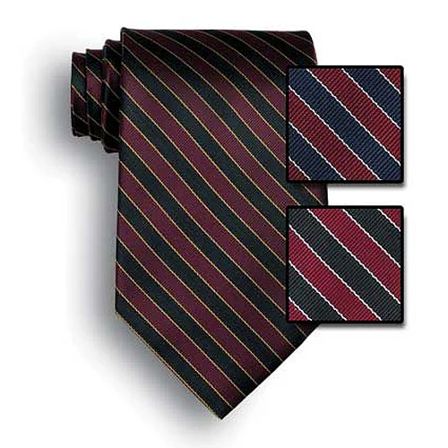 West India Signature Stripes Polyester Tie 1