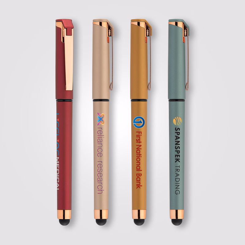 Islander Softy Rose Gold Metallic Designer Gel Pen w/ Stylus