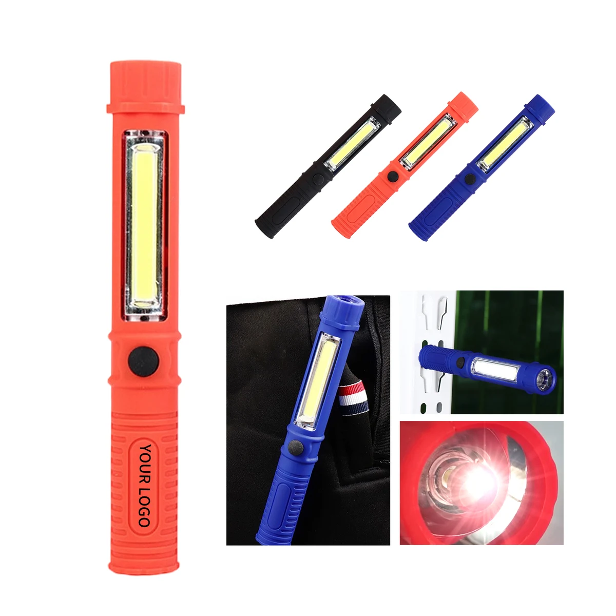 Rubberized ABS LED Work Light With Magnetic Base And COB Illumination 1