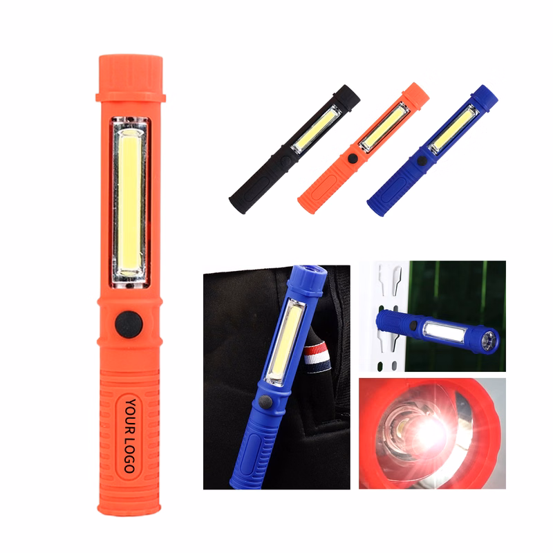 Rubberized ABS LED Work Light With Magnetic Base And COB Illumination