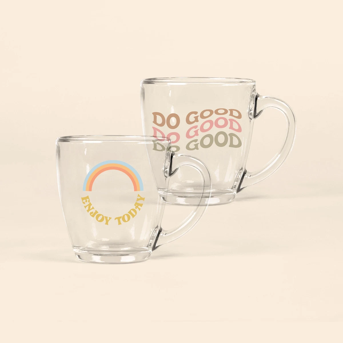 CURVED GLASS DECAL MUG 1