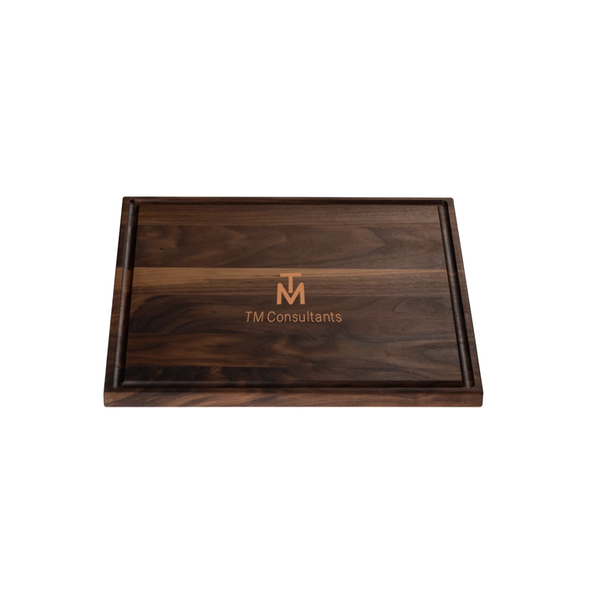 Walnut Cutting Board with Juice Groove 14-1/4"x14- 1/4"x3/4" 1
