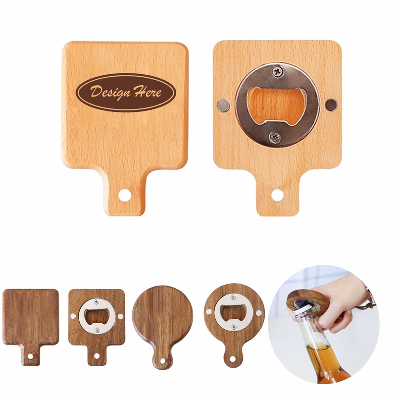 Fridge-Mounted Magnetic Bottle Opener