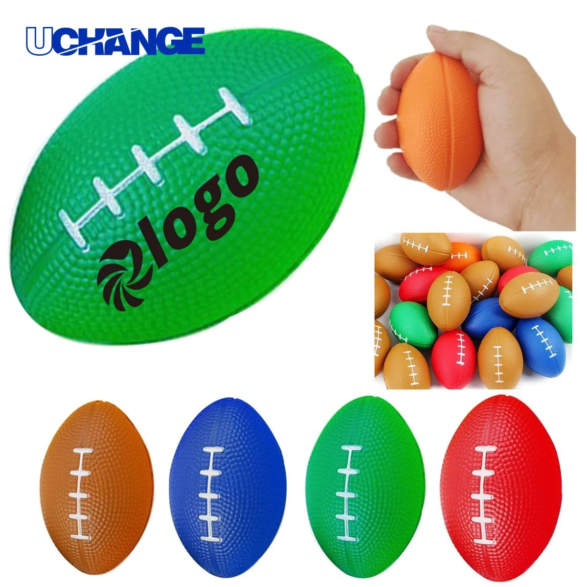 3" Football Stress Release Ball 1