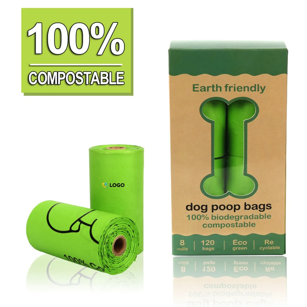 Custom Biodegradable Compostable Dog Poop Bags 1