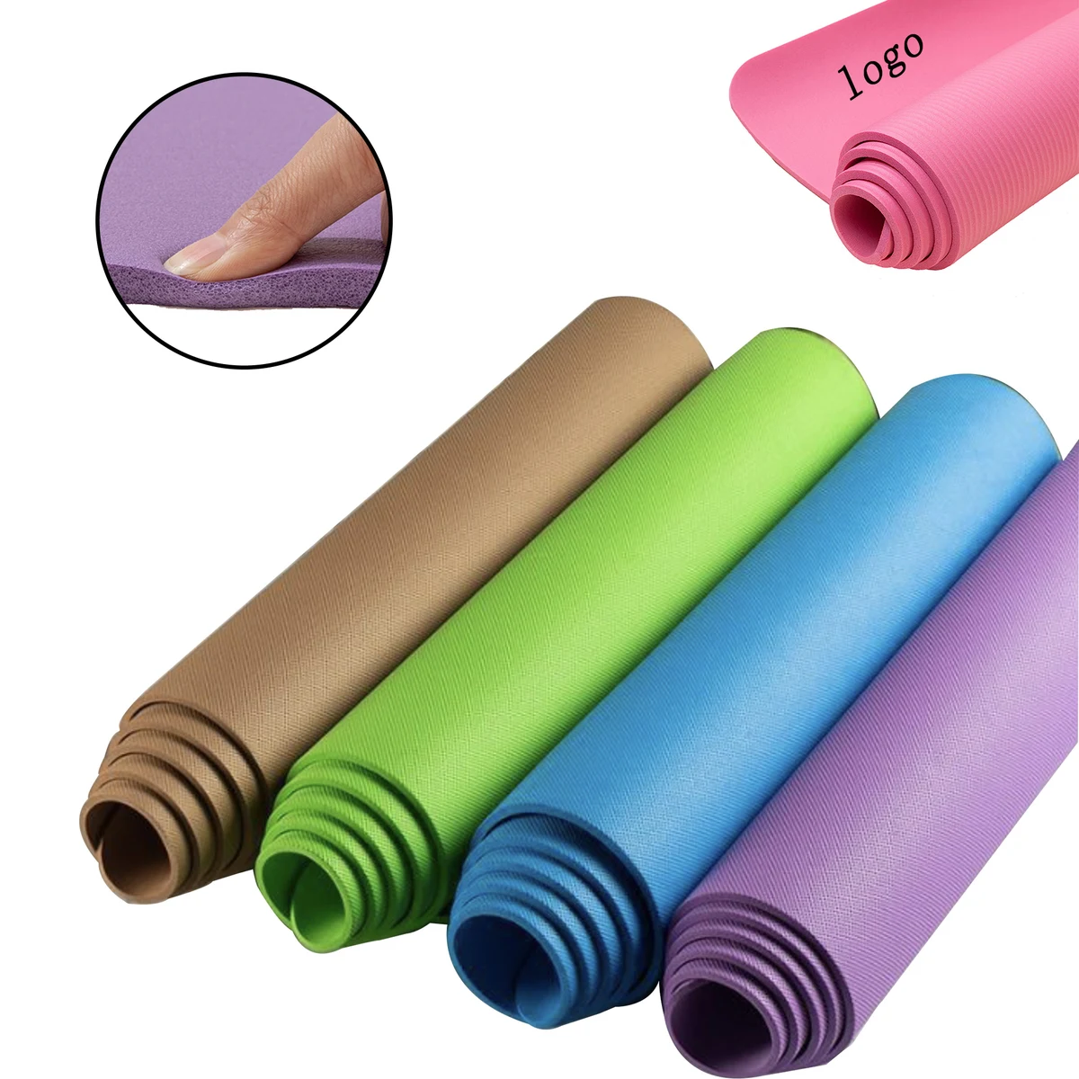 Home-Use Anti-Slip Customizable Yoga Mat For Fitness Training 1