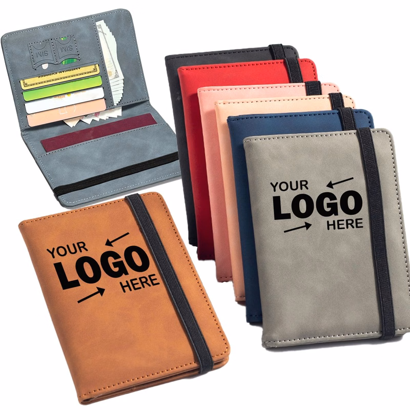 Colorful PU Leather Multi functional Passport Organizer