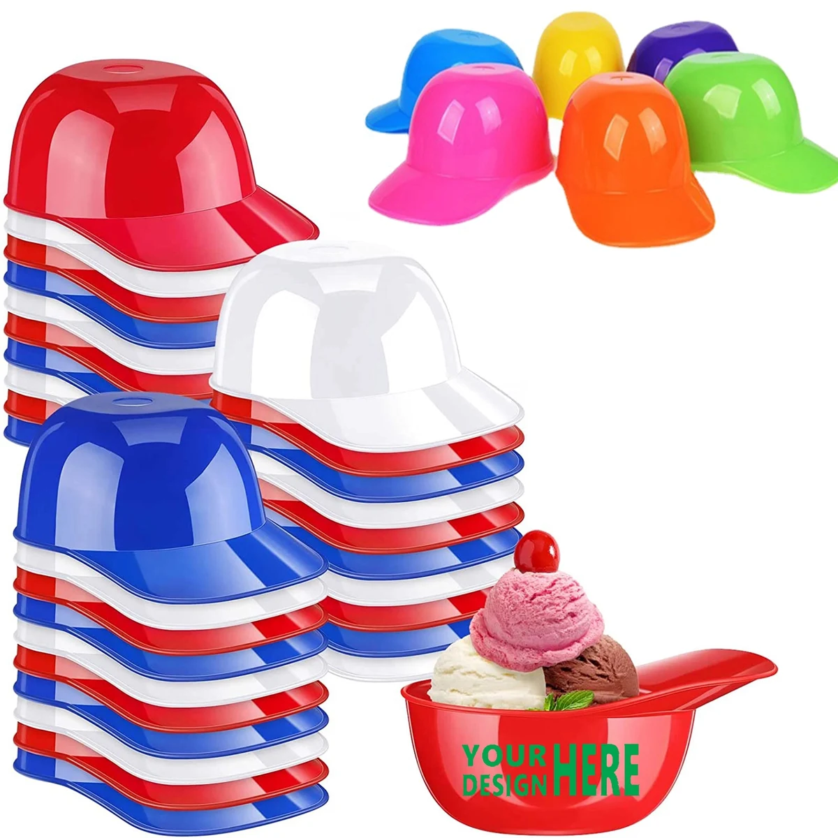 Baseball Helmet Ice Cream Snack Bowl 1
