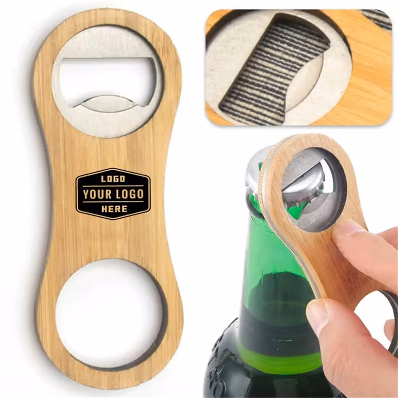 Bamboo Bottle Opener