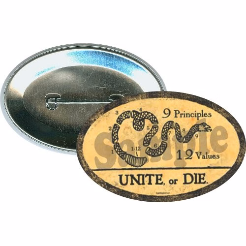 Glenn Beck 9 Principles 12 Values, Political Button