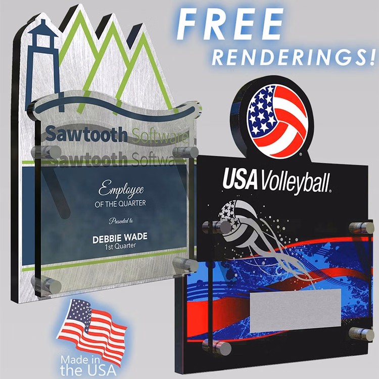 Logocut Series 900 Custom Acrylic Plaque