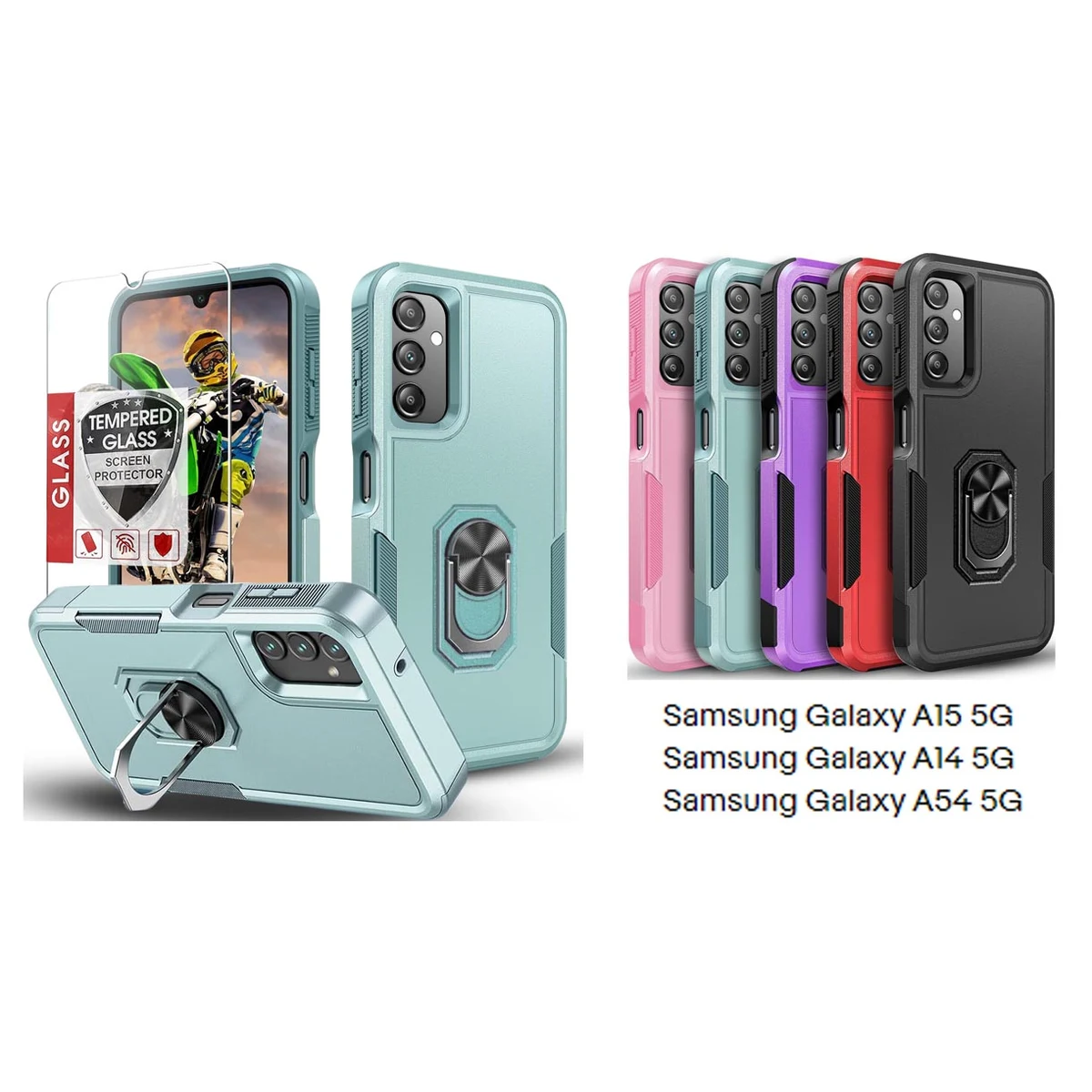 iBank ® Shockproof Case compatible with Galaxy A17/A16/S26/S25/S63 1