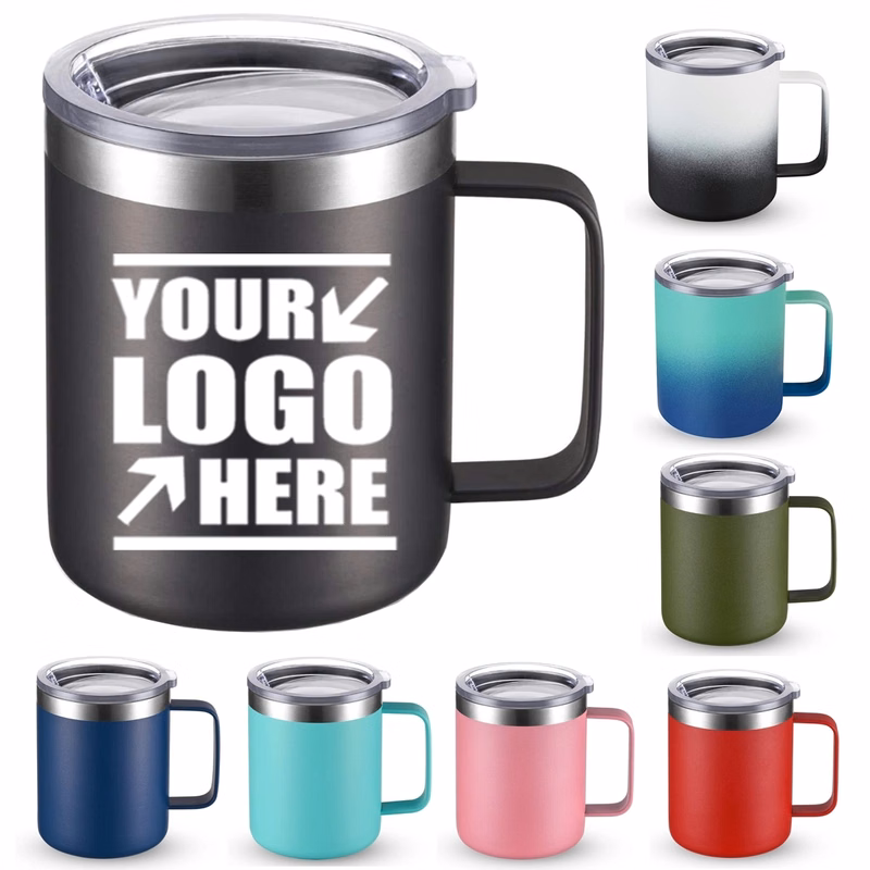 12 oz.Custom Double Wall Vacuum Insulated Coffee Mug