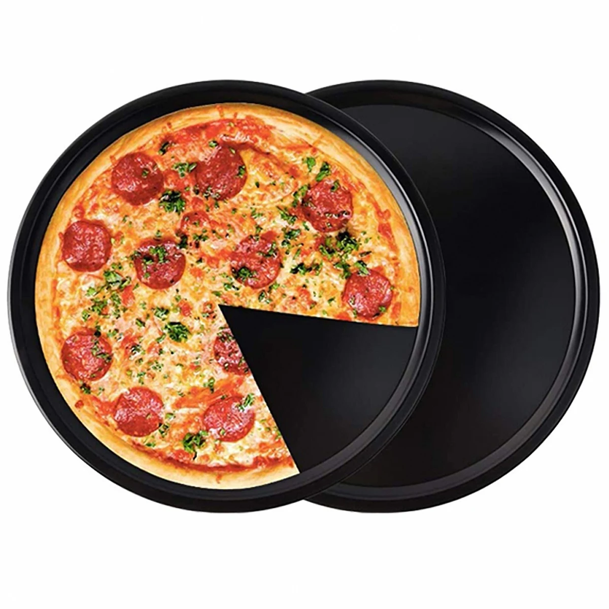 8" Stainless Steel Pizza Baking Pan 1