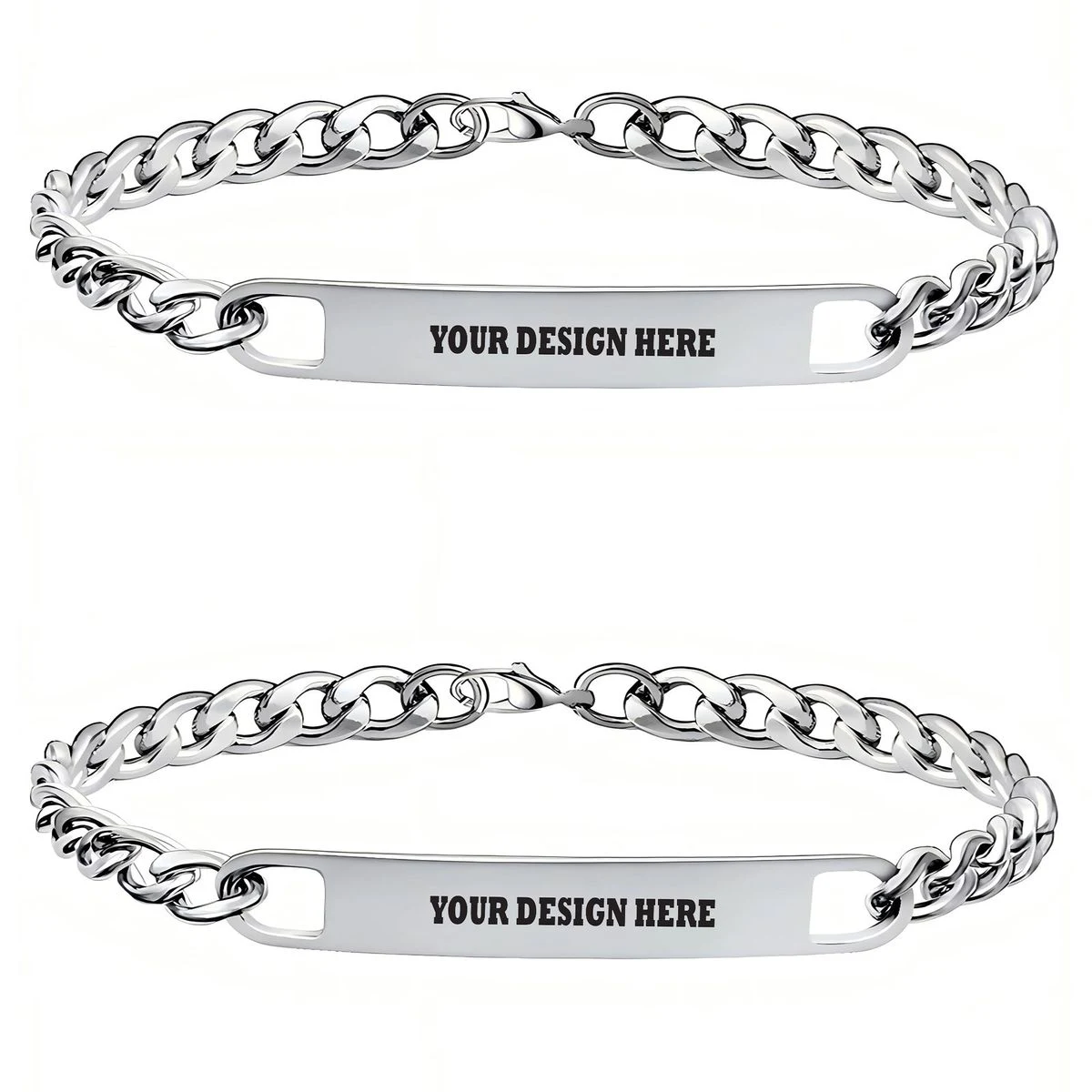 Custom Waterproof Stainless Steel Bracelet 1