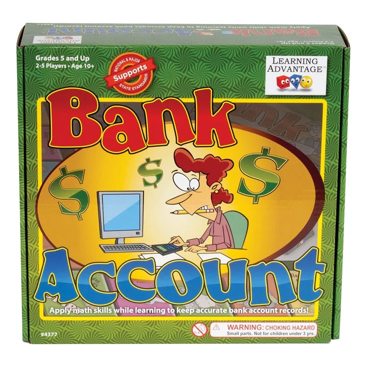 Bank Account Game - Ages 10+ 1