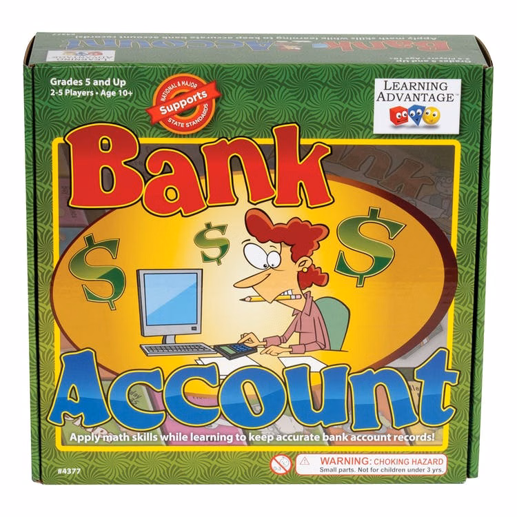 Bank Account Game - Ages 10+