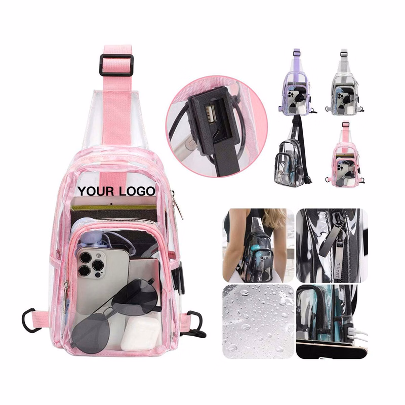 Clear PVC Bag for Daily and Outdoor Use