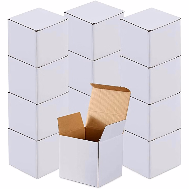 Shipping White Corrugated Cardboard Boxes