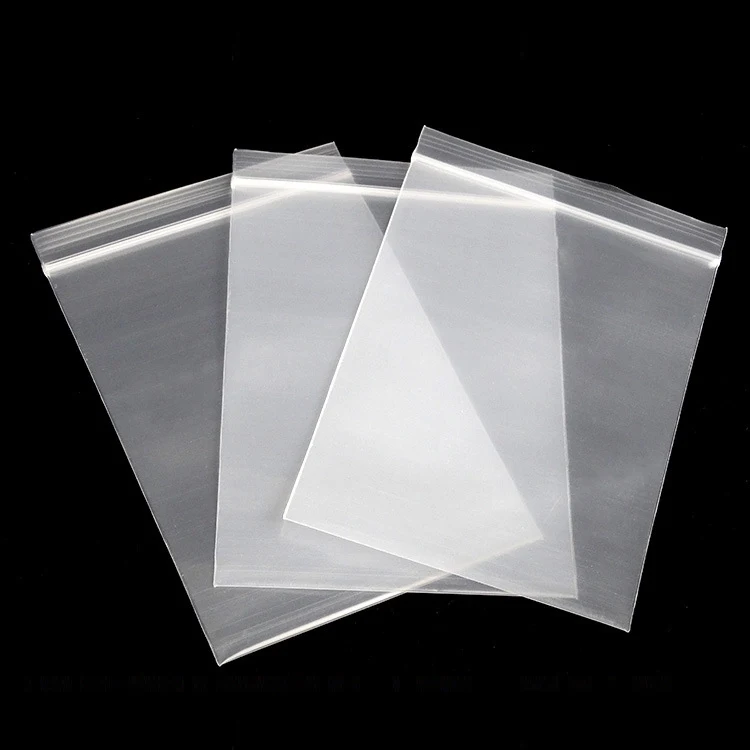 Mini Clear Reclosable Zipper Plastic Poly Bags Pack of 50 1