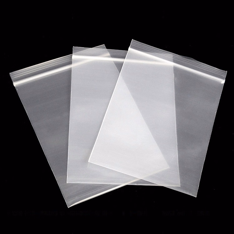 Mini Clear Reclosable Zipper Plastic Poly Bags Pack of 50