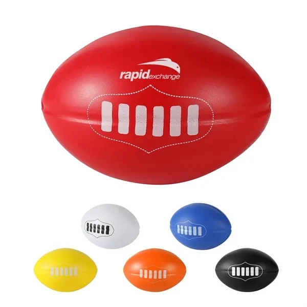 Custom Football Stress Reliever Squeeze Toy Polyurethane — Desk & Wellness Gift 1