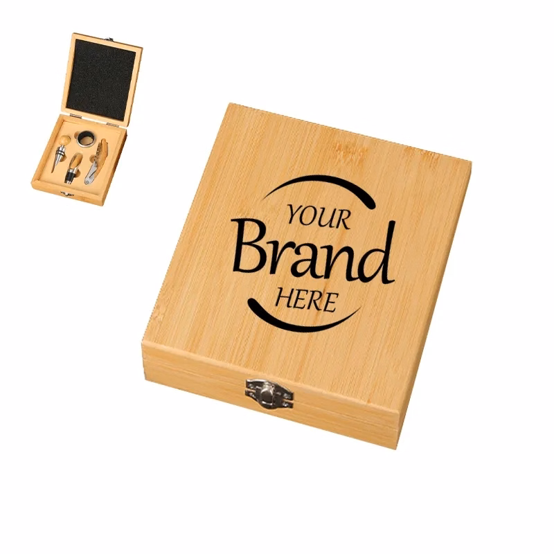 Bamboo Wine Gift Set 4Pcs