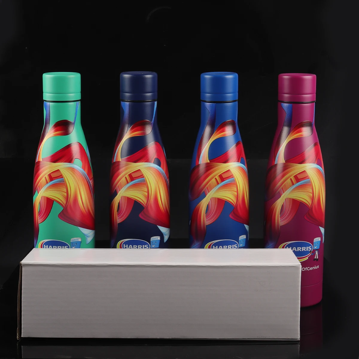 New Design Full Color Imprint Stainless Steel Coke Bottle 17 Oz, custom water bottle with logo imprint 1
