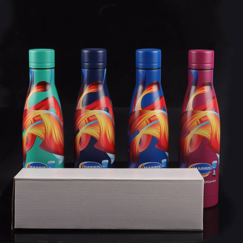New Design Full Color Imprint Stainless Steel Coke Bottle 17 Oz