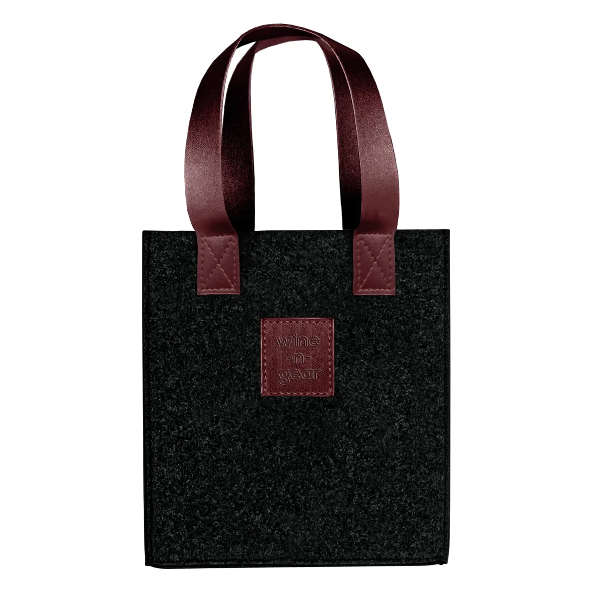 4-Bottle Felt Wine Tote 1