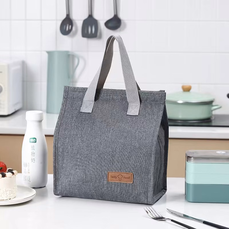 Storage Portable Lunch Bag Commute Lunch Cooler Lunch Purse Kids Work Tote Picnic Thermal Food Bag