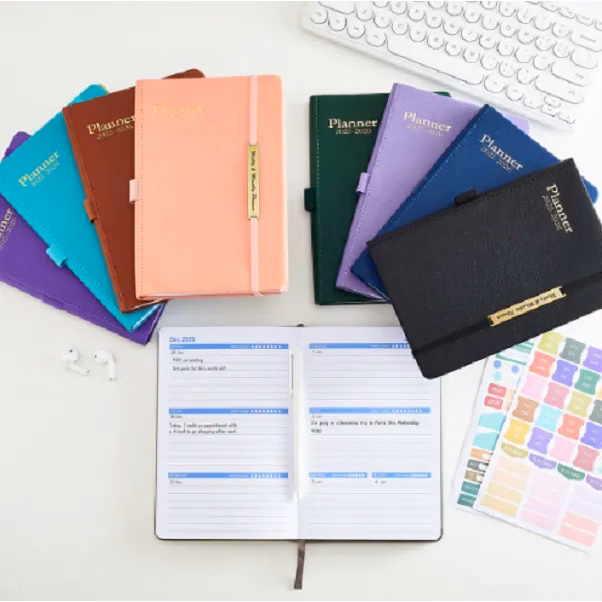 2025-2026 A5 Leather 18 Months Planner Notebook