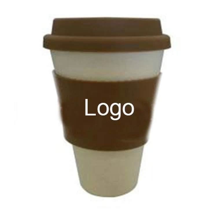 Promotional 16Oz Plastic Cup with Silicone Lid and Sleeve 1