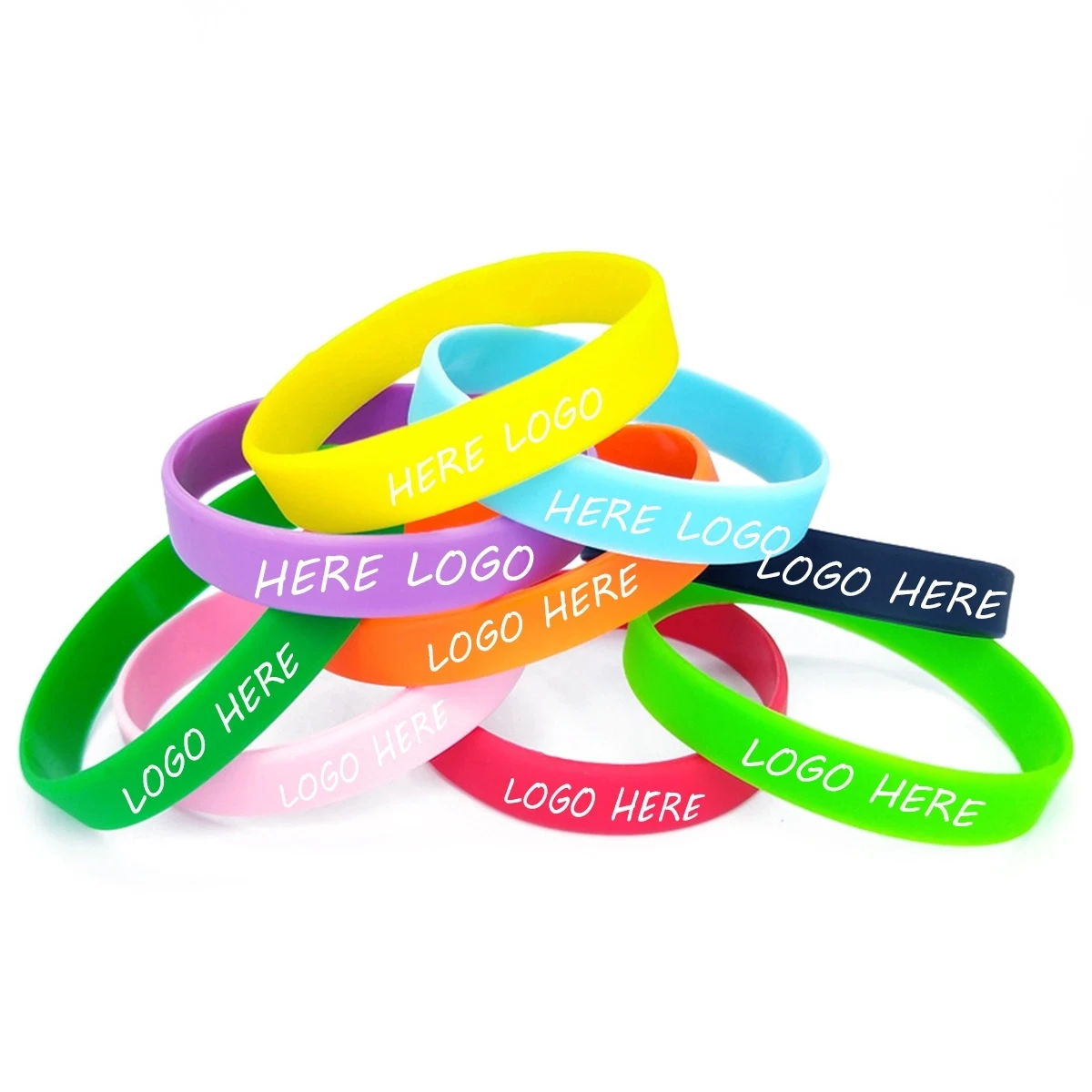 Colorful Silicone Wristband BRACELETS 1