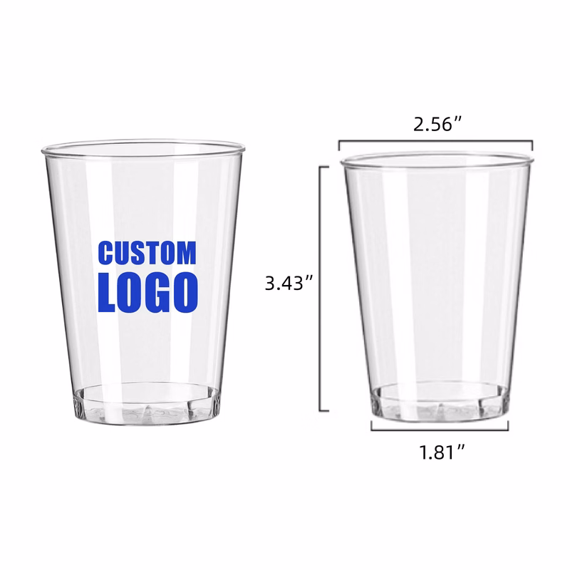 MOQ 10 pcs Disposable Plastic Cups