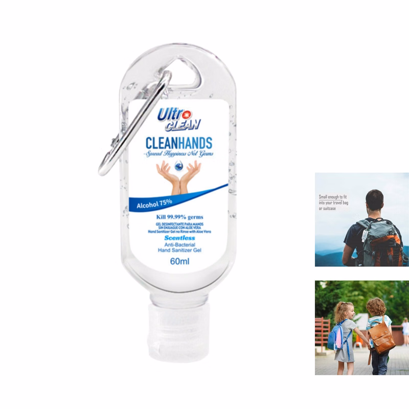 60ml Hand Sanitizer With Carabiner