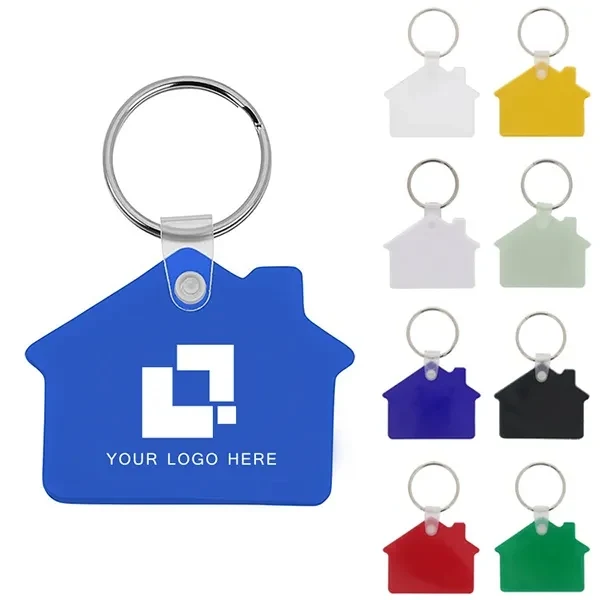 Soft Squeezable Key Tag - House Shaped 1