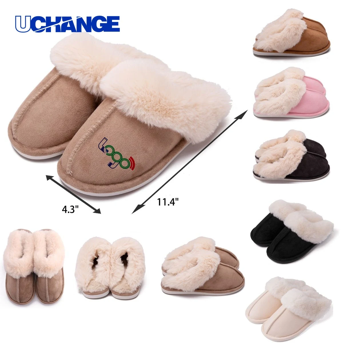 Home Warm Plush Slippers for Indoor Comfort 1