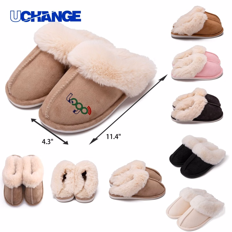 Home Warm Plush Slippers for Indoor Comfort