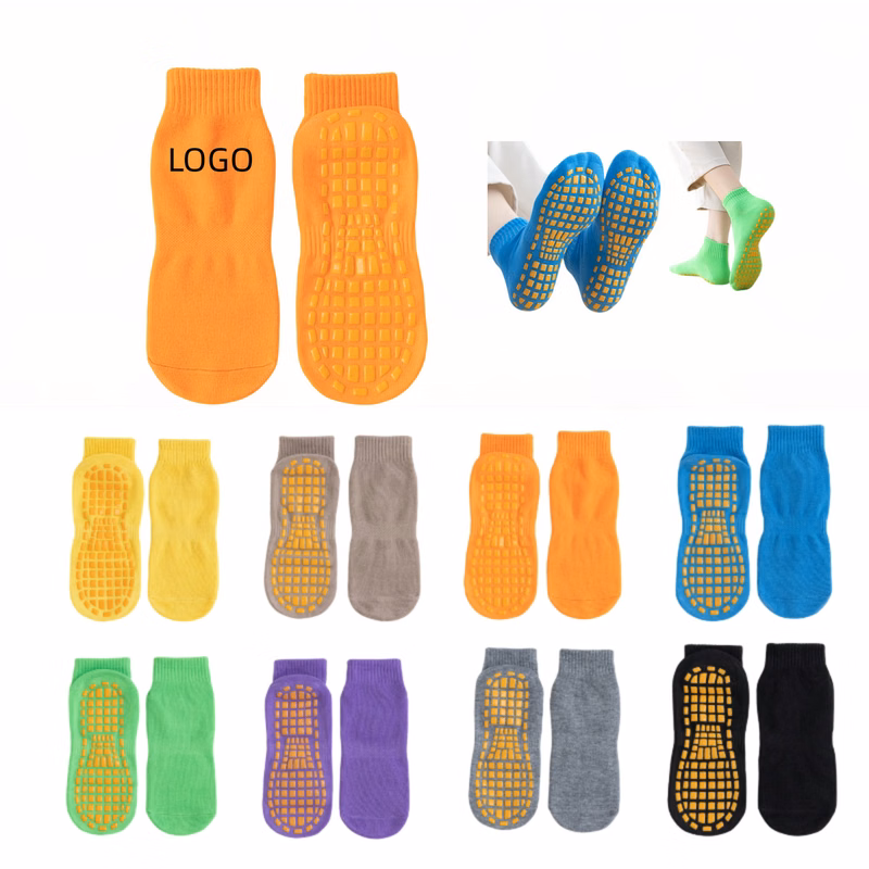 Adult Non Slip Grip Socks For Indoor Sports