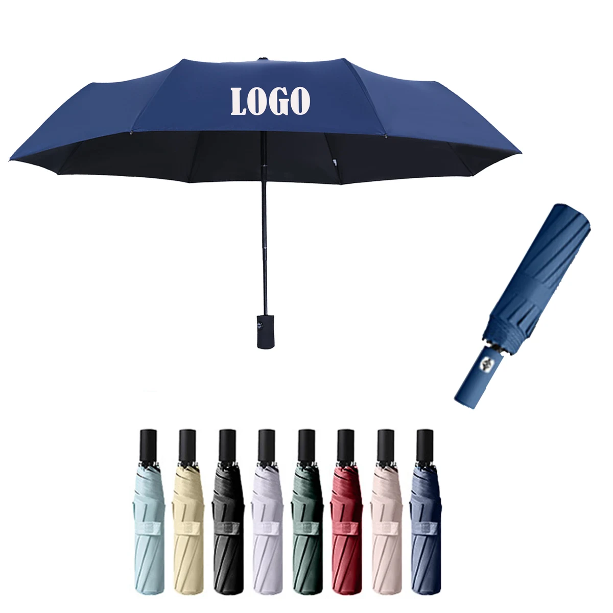 Portable 8-Rib Automatic Umbrellas For Travel MOQ10 1
