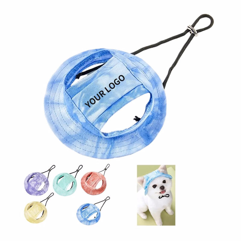 Outdoor Pet Hat with UV Shield and Strap