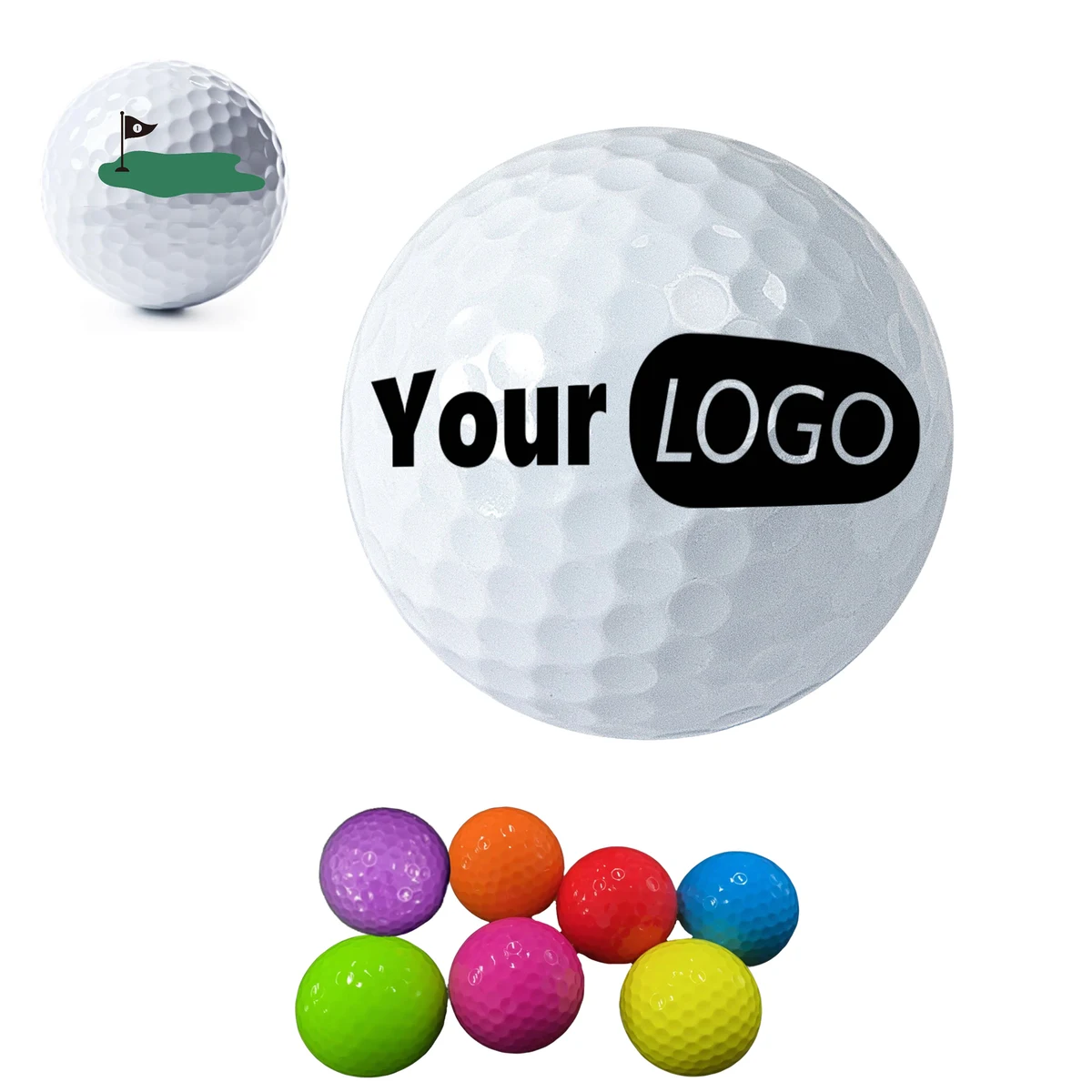 Professional Colored Golf Balls MOQ 10 1