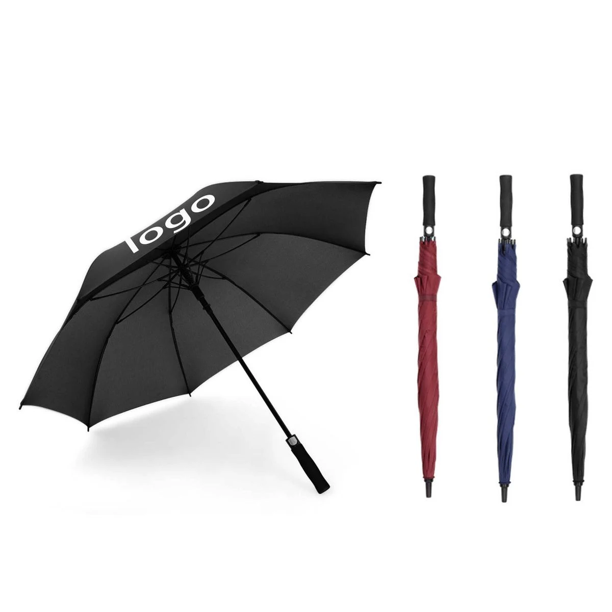 27" Automatic Golf & Windproof Umbrella 1