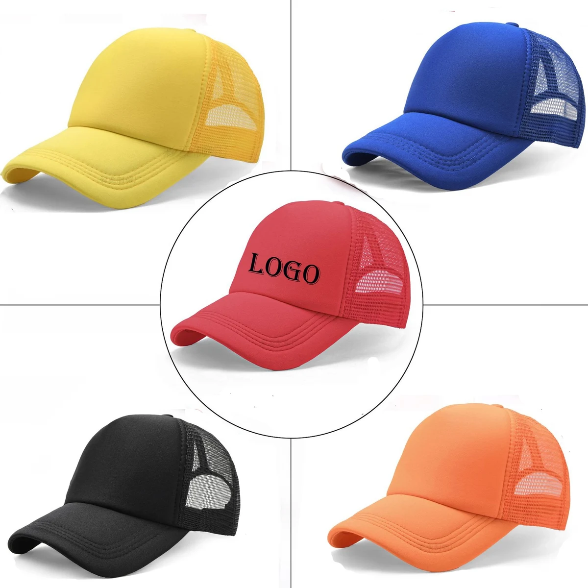 Premium Mega Herringbone Trucker Cap 1