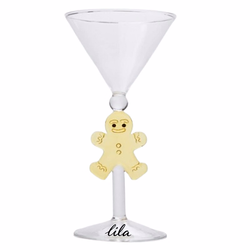 10oz Novelty Stem Acrylic Martini Glass