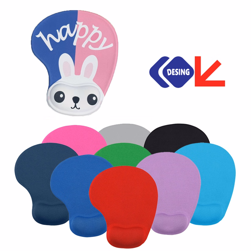 Silicone Full Color Wrist Rest Mouse Pad Non-slip Mouse