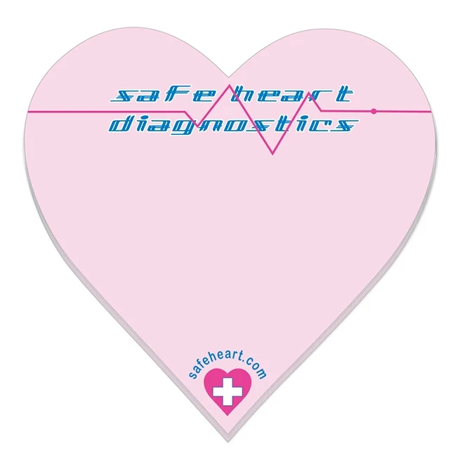 Adhesive Note Shape - Heart (5.5x5.5) - 100 Sheets 1