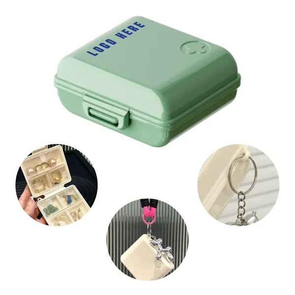 Custom 7-Day Pill Organizer with Sealed Compartments — Wellness Health Promo 1